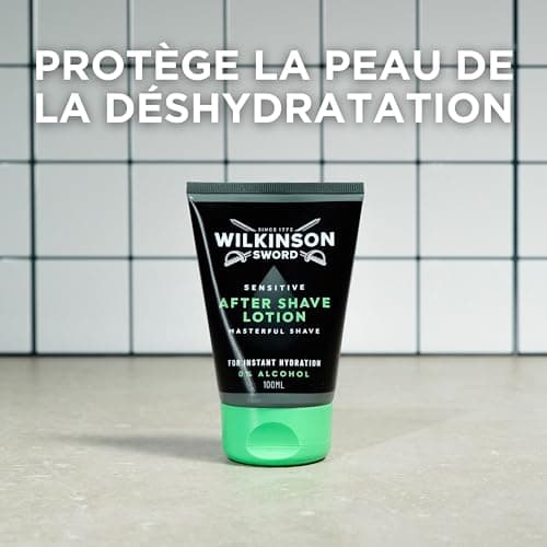 Wilkinson Sword After Shave Lotion for Sensitive Skin Ideal for Men Toiletry Bag Practical Gifts Lotion for Sensitive Skin 100ml - Image 4