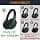 SOULWIT Foam Cushion Pads for Sony WH-1000XM4 (WH1000XM4) Headphones, with Noise Insulation Foam, Extra Thickness, Without Affecting Sensor-1000XM4 PL Black - Image 3