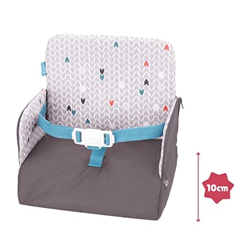 Badabulle Yummy Travel Children's Chair Riser, Lightweight & Folding, Ultra Compact, Universal, Suitable for All Chairs, Integrated Divided Storage - Image 5
