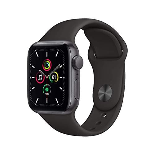 Apple Watch SE 2020 (GPS, 40MM) Space Grey Aluminium Case with Black Sport Strap (Refurbished) - Image 3