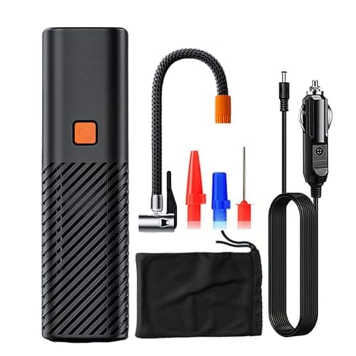 Gonfleur de Pneu Automobile,Compresseur pour Voitures | Pompe à Air pour Pneus,Pour Conduite Extérieure et Déplacements Vélo Véhicule Camion Moto SUV Camping-Car Voyage - Image 2