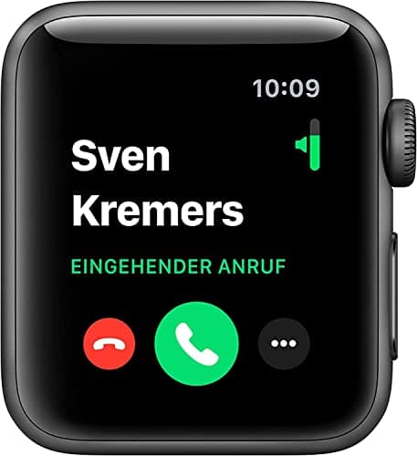 Apple Watch Series 4 44mm (GPS) - Space Gray Aluminum Case with Black Sport Strap (Refurbished) - Image 3