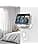 HomeMount For Nest Hub Wall Mount Space Saving Smart Home Wall Mount Compatible with Google Nest Hub (White) - Image 7