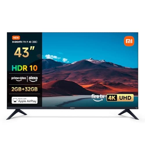 Xiaomi TV F 43, 109 cm (43"), 4K UHD, Smart TV, Fire TV, Alexa Voice Control, HDR10, MEMC, 2GB+32GB, Compatible with AirPlay - Image 3