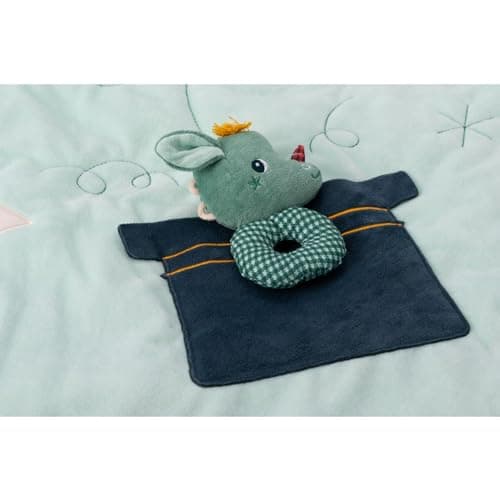 Lilliputiens Play Mat - Sleeping Bag - 2 in 1 Baby Joe the Dragon Mat - Sensory Play Mat and Cozy Sleeping Bag - Interactive Activities, Glow in the Dark Stars - 83463 - Image 6