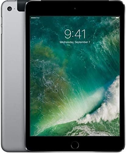 Apple iPad Mini 4 64GB Wi-Fi + Cellular - Space Gray - Unlocked (Refurbished) - Image 1