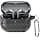 Samsung Galaxy Buds 3 Pro/Buds 3 Case, Shockproof Soft TPU Case, Carbon Fiber Texture with Key Ring, Black - Image 3
