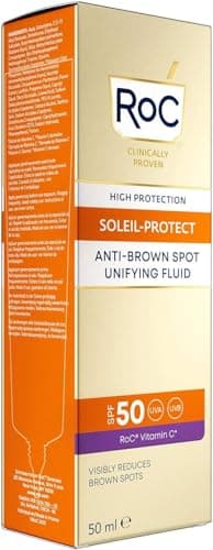RoC - Soleil-Protect Fluide Anti-Taches Brunes Unificateur SPF 50 - Hydratant pour le Visage - Filtres Anti-UVA et Anti-UVB - Vitamine C - 50 ml - Image 7