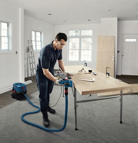 Bosch Professional GHO 20-82 handheld planer (power 700 W, can be used on the right or left, with mounting key, longitudinal stop, dust bag) - Image 4