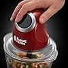 Russell Hobbs Mini Electric Food Chopper [Multifunction] Desire Red (for Vegetables, Fruits & Meats, One Button Operation, Glass Bowl 500 ml, Steel Blade, Preserving Lid) 24660-56 - Image 5