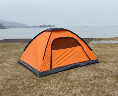Camping Tent 3-4 Person Lightweight Stable Waterproof 4 Person Family Dome Tent for Camping Travel Trekking Garden Festival - Image 6