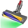 Brush for Dyson V7 V8 V10 V11 V15 Turbo Roller Brush Head with LED Light for Dark Areas, Effective Cleaning On Hard Floors - Image 2