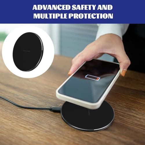 Induction Charger, 20W Induction Charger for Samsung, Wireless Charger Induction Charger for iPhone, Wireless Charger for iPhone 16/15/14/13/12, for Samsung Galaxy S24/S23/S22/S21/S20/S10 - Image 8