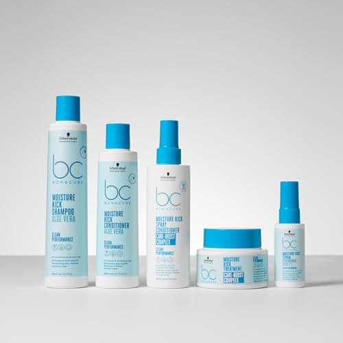 Schwarzkopf Professional Bonacure Moisture Kick Conditioner Normal Dry Hair Vegan Care Complex With Glycerol Better Manageability Elasticity Moisturizing Detangling 200ml - Image 8
