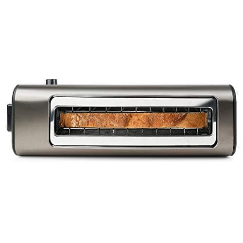BLACK+DECKER BXTO1000E - Toaster 1000W, extra long slot, 3 functions, 7 browning levels, STOP function, crumb collector, stainless steel - Image 5
