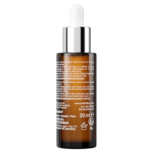 NIVEA Cellular Expert Filler Vitamin C Radiance Serum (1x 30ml) - Face Serum Enriched with Vitamin C & E and Amino Acids - Concentrated Care for a Luminous Complexion - Image 4