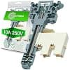Dishwasher Door Lock 10A 250V with Original Code 690074493 697690335 697690342 697690348 for Smeg - Image 2