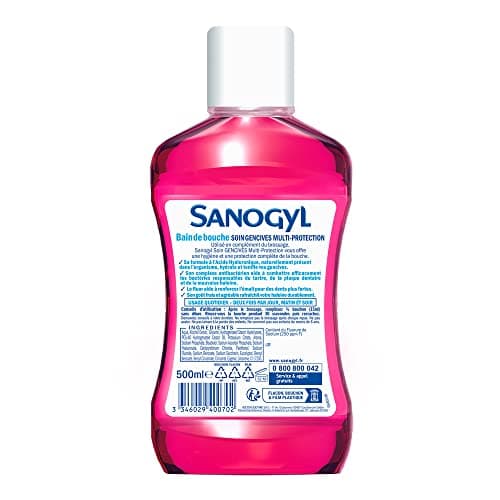 Sanogyl Mouthwash Gum Care Multi-Protection 500 ml (Pack of 2) - Image 4