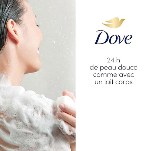 DOVE - Crème de douche Advanced Care Surgras Nourrissant - A l'huile d'argan - Testé dermatologiquement - Sensation de peau douce pendant 24h (lot de 2x 400ml) - Image 6