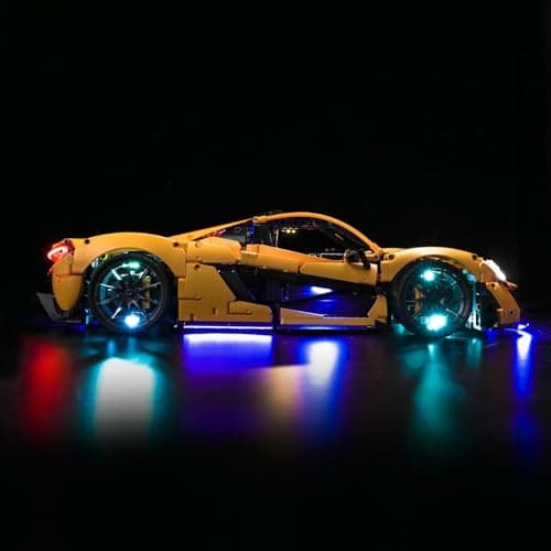 LED Lighting Kit for Lego Technic 42172 McLaren P1, Decorative Lighting Kit, Creative Toy, Standard Version (No Model) - Image 4