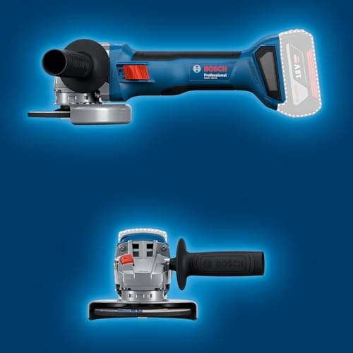 Bosch Professional 18V System cordless angle grinder GWS 18V-8 (disc diameter 125 mm, with 2 GBA 5.0 Ah batteries, GAL 18V-40 charger, L-BOXX) - Image 8