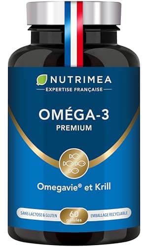 Omega 3 & Antarctic Krill | Patented Omegavie | Wild Fish Oil | Natural Antioxidant | Cognition & Immune System | Astaxanthin Concentrate | Made in France | Nutrimea - Image 3