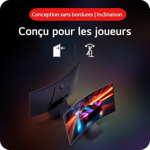 LG Ultragear™ 27GS60QC-B.AEU Ecran PC Gaming 27" - Dalle VA résolution QHD (2560x1440), 1ms 180Hz, HDR 10, sRGB99% (CIE1931), AMD FreeSync, inclinable, réglable en Hauteur - Image 8