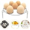 Steamer Rack Set for Instant Pot Accessories, Stainless Steel Steaming Rack for Instant Pot, Egg Steam Rack Stand Cooking Food Holder Air Fryer Accessory for Pressure Cooker (2 sneakers of eggs) - Image 3