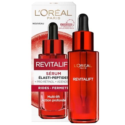 L'Oréal Paris - Fast-acting Anti-Aging Face Serum - Anti-Wrinkle, Extra-Firming & Toning Care - Enriched with Adenosine & Fibrelastyl - All Skin Types - Revitalift - 30 mL - Image 3