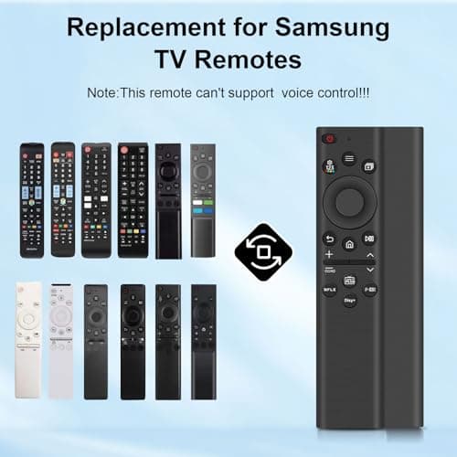 BN59-01385A Replacement Universal Remote Control for Samsung QLED OLED 4K 8K Smart TV with 4 Shortcut Buttons, BN59-01385A - Image 4