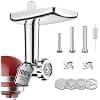 GVODE Acier Inoxydable Hachoir à Viande pour KitchenAid Robot Pâtissier, y Compris le Remplisseur de Saucisses, Parfait Accessoire de Hachage de Viande pour Les Batteurs pour KitchenAid - Image 2