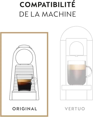 Nespresso Essenza Mini Coffee Machine, Magimix Red with Nespresso Original - Bundle 50 Capsules - Image 6