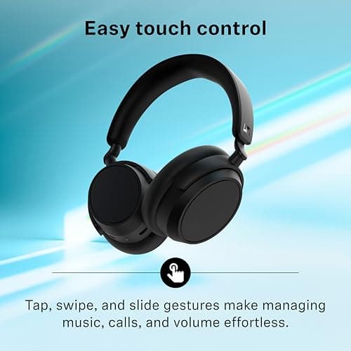 Sennheiser ACCENTUM Plus Wireless Bluetooth Headphones, Fast Charging Function, 50 Hours Playtime, Adaptive Hybrid ANC, Black - Image 8