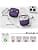 Inesore Compatible with AirPods 4 Case with Cleaning Kit, Silicone Protective Case Cover for Apple AirPods 4 (2024/ANC), Unisex Design – Deep Purple-B - Image 3
