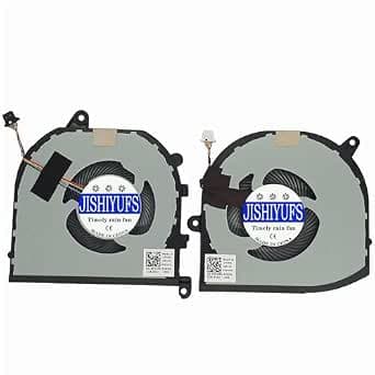 New CPU+GPU Cooling Fan for Dell XPS 15 9570 7590 XPS15-9570 Precision 5540 Series Laptop DFS501105PR0T FKCH FJ6J 008YY9 0TK9J1 TK9J1 08YY9 DC5V 0.5A