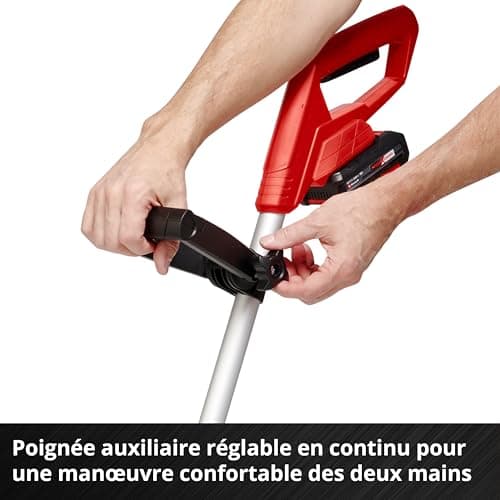 Einhell GC-CT 18/24 Li Solo Power X-Change Cordless Edger Cutter (18 V, Cutting Diameter 24 cm, Telescopic Handle) Delivered without Battery or Charger, Red/Black - Image 6