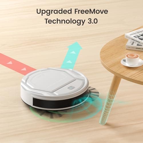 Lefant Robot Vacuum Cleaner, Robot Vacuum Cleaner, Slim Silent Autonomy, Connected with WiFi/Alexa/App, 3 Suction Modes, Programmable, Ideal for Pet Hair Carpets Hard Floors, M210 White - Image 7
