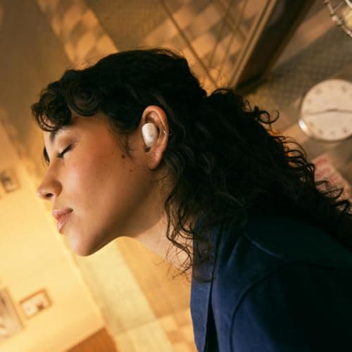 Sennheiser ACCENTUM Wireless Earphones - Ultra Comfortable Ergonomic Design and 28 Hours Battery Life for Continuous Listening - Crystal Sound with Hybrid ANC and Touch Interface - White - Image 5