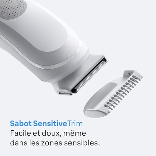 Braun Body Groomer Series 3 Body Groomer + 6 Shaving Tools with SkinGuard Protection, 80 Min Battery Life, Gentle for Sensitive Areas, Shave and Mow, Waterproof, BG3575, Grey - Image 6