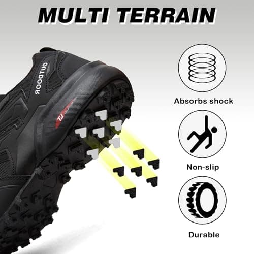 Men's Trail Shoes, Trekking, Outdoor Fitness Walking Shoes, Breathable Non-Slip Running Shoes - Image 7