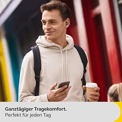 Jabra Elite 4 - Écouteurs sans Fil Bluetooth à réduction de Bruit Active - Discrets et Confortables, Lecture Tap Spotify, Google Fast Pair, Microsoft Swift Pair et Bluetooth Multipoint - Gris foncé - Image 8