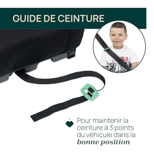 Chicco Quasar Fix i-Size Child Car Seat 7-12 Years (126-150 cm), Weight 23-36 kg, Group 3, Easy to Install with Isofix System, with Padded Armrests and Comfortable Seat, Black - Image 5