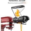 GVODE KitchenAid Citrus Juicer Accessory Cold Press with Double Feeding Chute for Kitchen Aid - Image 3