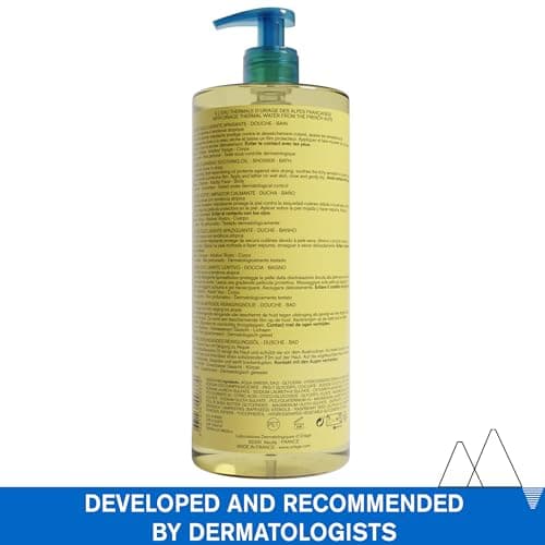Uriage Xemose Huile Lavante peau sèche à tendance atopique I Nettoie et apaise les démangeaisons. Gel-en-Huile moussant, nourrissant I Visage & Corps I Non parfumée, Sans savon I pH physiologique - Image 6