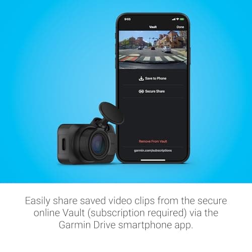 Garmin Dash Cam Mini 3 - Miniature Camera with 1080p HD Video - Image 7