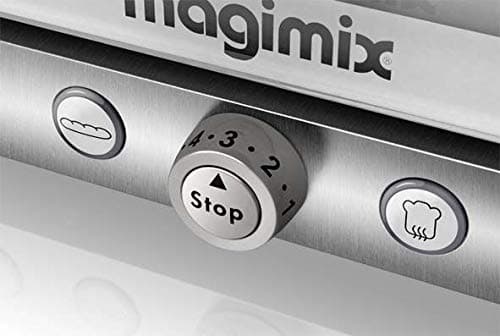 Magimix Grille-Pain - Vision - Toaster 2 Tranches avec fenêtre panoramique, quartz infrarouge, Acier Inoxydable - 1450 W, Noir - Image 3