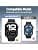 Diruite Screen Protector for Apple Watch Series 11/10 46 mm HD Creative Appearance Ultra Thin PC+Tempered Glass Protective Case, Black (HD), Series 11/10 46 mm - Image 3