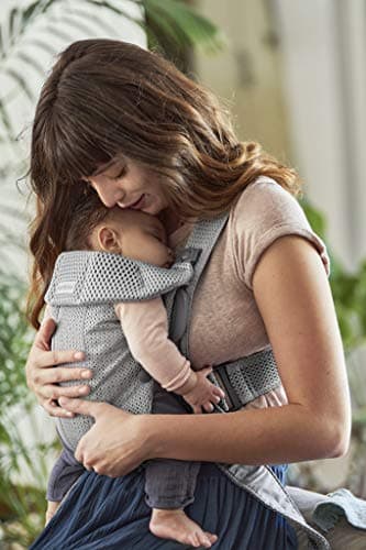 BabyBjörn Baby Carrier Mini, Mesh 3D, Grey - Image 4