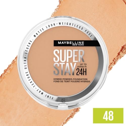 Maybelline New York - Foundation Powder Hybrid - Long-lasting - Luminous Matte Coverage - Vegan & Waterproof - All Skin Types - Superstay 24H - Shade : 48 - 53g - Image 3