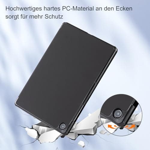 CoBak Case Cover for Samsung Galaxy Tab A11+ Plus 2025 (SM-X230/X236B) / A9+ 2023 (SM-X210/X215/X216/X218) 11 Inch, Tri-fold PU Leather Case with Auto Sleep/Wake Function (Black) - Image 7